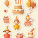 Birthdays & Anniversaries - Sticker Sheet v5